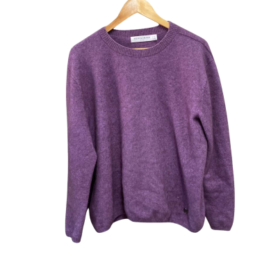 Merinomink Womens  Size L Crew Neck Jumper Purple 