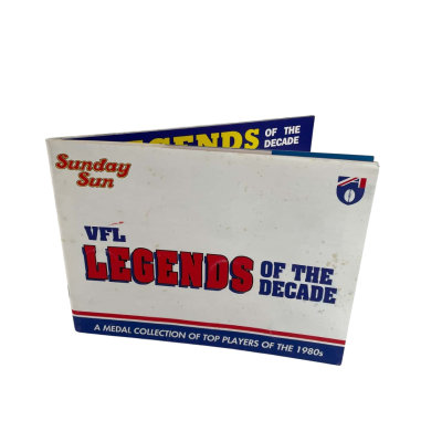 Sunday Sun 1980’s ‘VFL Legends of the Decade’ Medal Collection