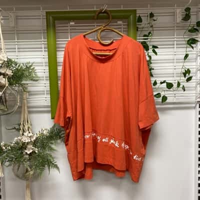  Rundholz Black Label Brand New With Tags Top Womens  Size S Orange 