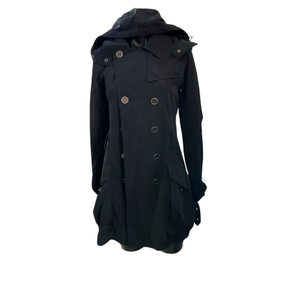 Witchery Womens  Size 6 Trench Coat Black  