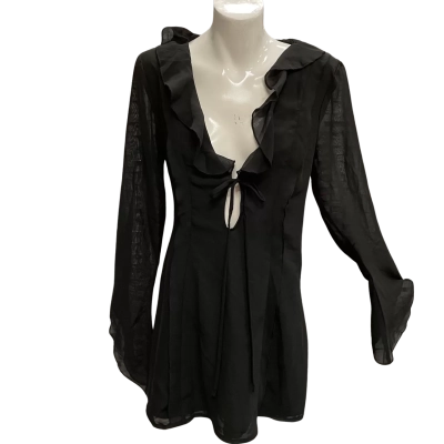 White Fox Womens  Size S Mini Dress Black  