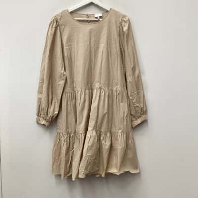 Witchery Womens  Size 12 Beige dress