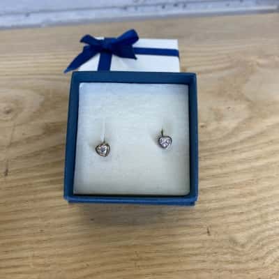 Shiels Jewellers Womens Earrings Silver Zirconium 