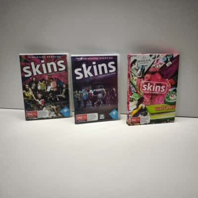 Skins Complete Series 5 6 & Skins North America DVD Set Lot MA15+