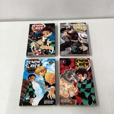 Demon Slayer 1-4 books