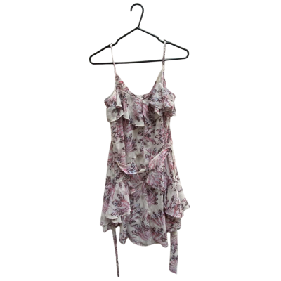  Womens  Size 8 Casual Dress Brown / Floral / Pink  / White 