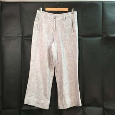 Blue Illusion Womens  Size M Ankle Length Pants Grey 