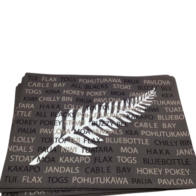 Placemats- New Zealand related words