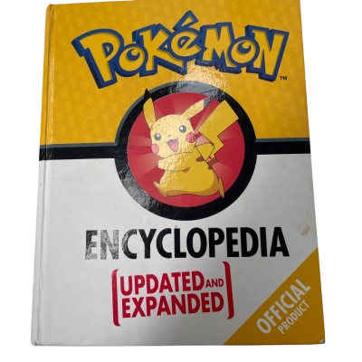Pokémon encyclopedia hardcover book