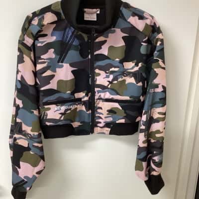 New Guard Mini Bomber Jacket Black  / Pink Size 12 