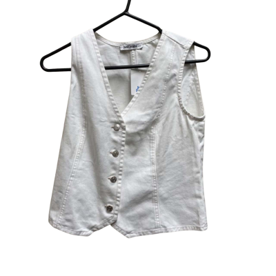 Just Jeans Womens  Size 10 Tank Top White 