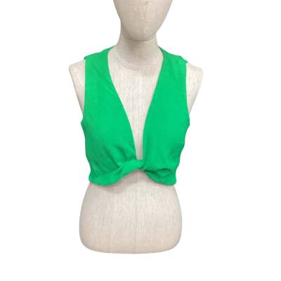 Kookai Womens  Size 38 Sleeveless Top Green 