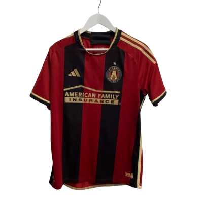 Adidas Mens  Size L Jersey Black  / Red 