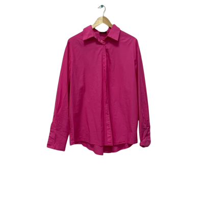 White Fox Womens  Size L / M Long Sleeve Shirt Pink  