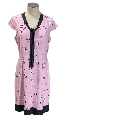Review Pink Cap Sleeves Dress Size 12