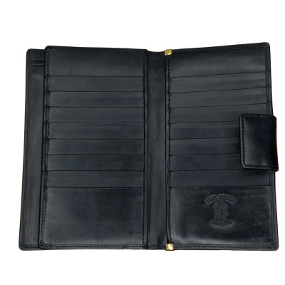 Louis Cardini Black Leather Wallet