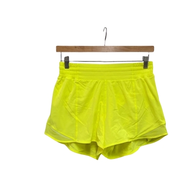 Lululemon Womens  Size 8 Gym Shorts Yellow 
