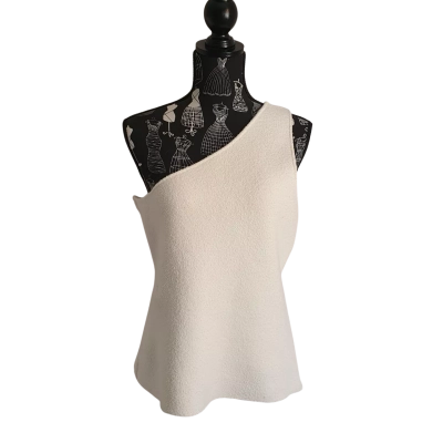 Sheike Womens  Size 18 Off-one-shoulder Top Cream BNWT