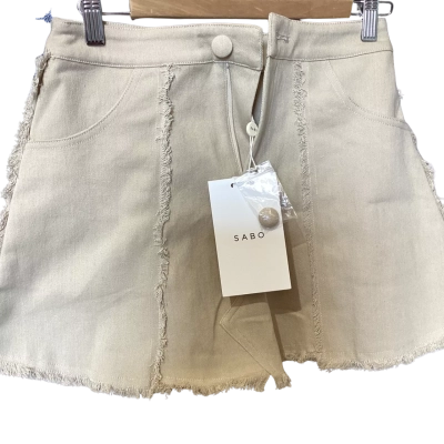 Sabo Skirt Womens  Size S Beige 