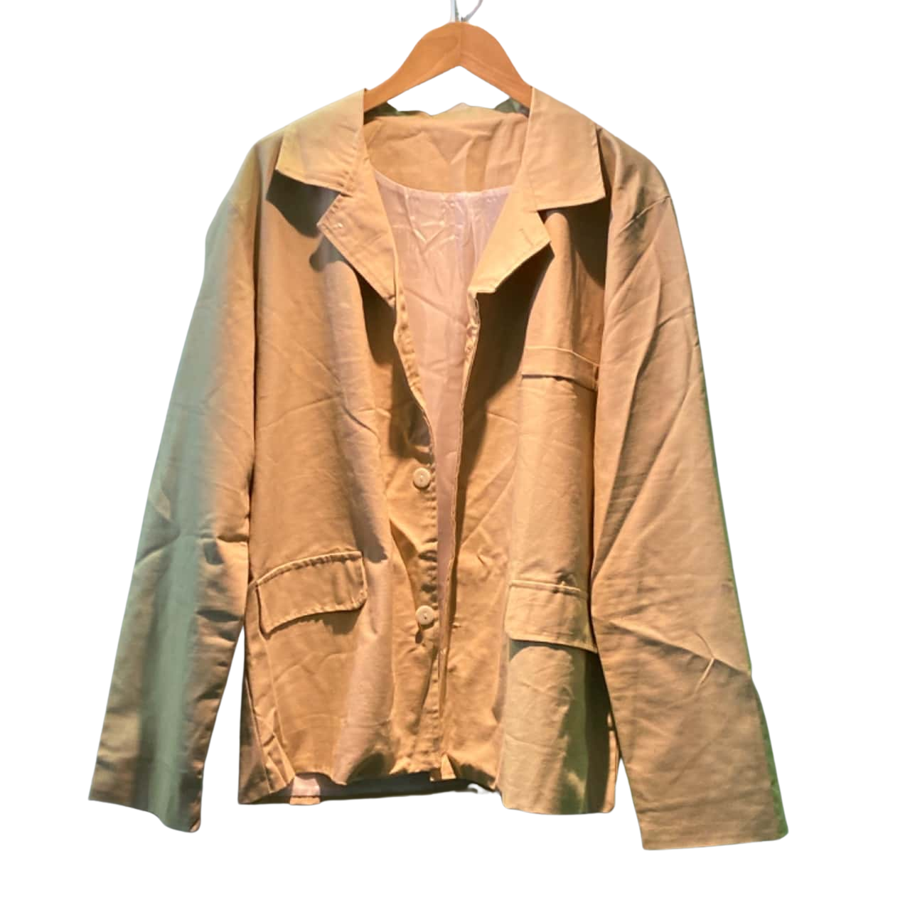 Manly Mens Size XXL Suit Jacket Beige