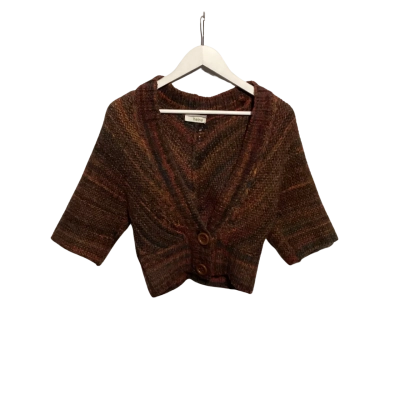  Womens  Size 10 Cropped Cardigan Multicoloured 