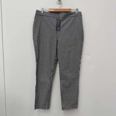 NEW - French Connection Gingham Pants - Size 14 