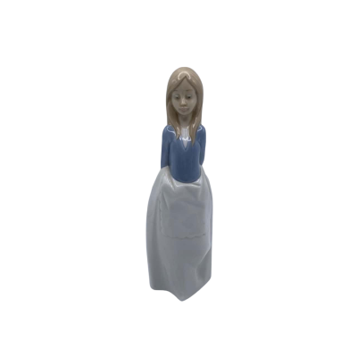 Early Lladro Zaphir Meadow Girl with Apron 24cm OFFICE