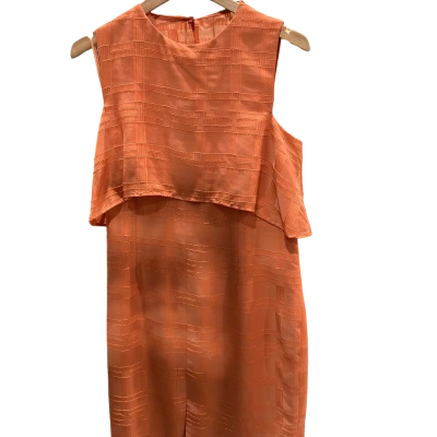 Finders Keepers Womens  Size L Sleeveless Dress  Peach 