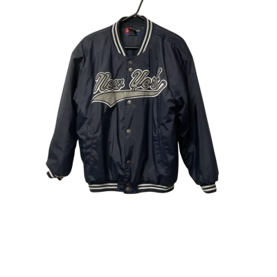 Mens Jon Lauren Apparel Size S Navy Blue Bomber