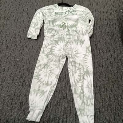 Peter Alexander Kids Green / Pattern / White Pj's Size 6