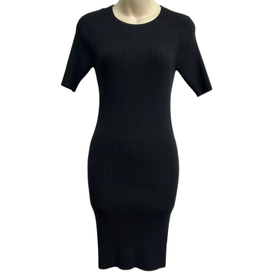 Everlane Size 8 Black Knit Dress  