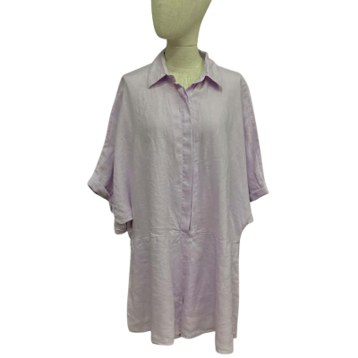  By CW  Size L Short Sleeve Playsuit Lilac 