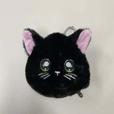 2019 MGA - Na! Na! Na! Surprise - Tuesday Meow Clip On Black Cat Zipper Pom Purse