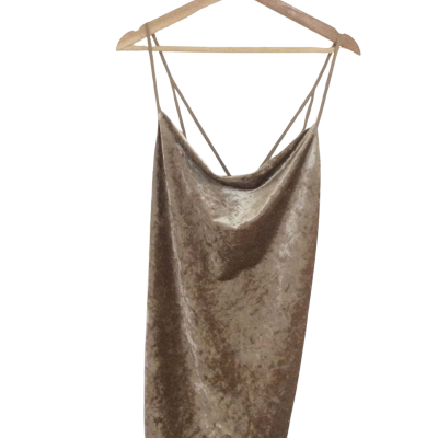 Bardot Womens  Size 12 Cocktail Dress Gold 