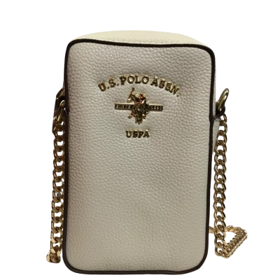 U.S. Polo Assn. Womens Cross Body Bag Cream 
