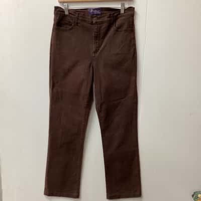  Not Your Daughters Jeans Womens  Size 10 Brown I