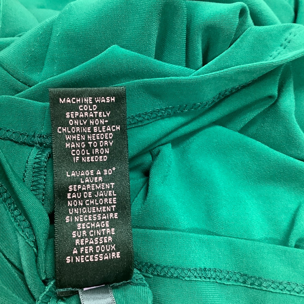 Ralph Lauren Womens Long Sleeve Green dress, Size 14(s)