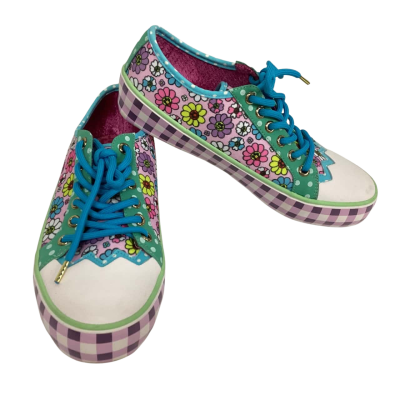 Irregular Choice Womens  Size 38 Sneakers Floral / Multicoloured 