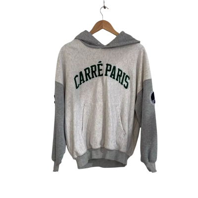 Carré Mens  Size S Hoodie Green / Grey / Off White 