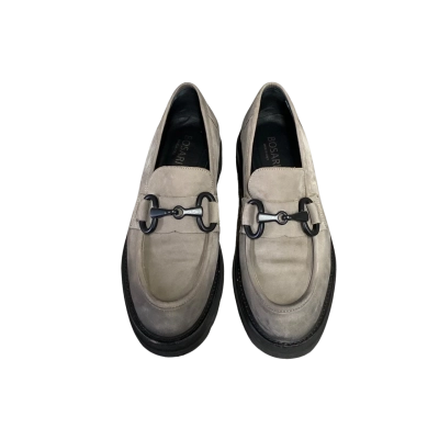 Bosari Womens  Size 40 Loafers Grey 