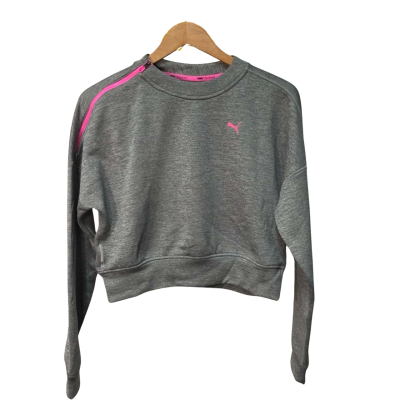 BNWT Puma Size S Jumper Grey / Pink  