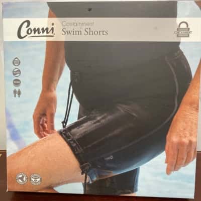  Conni Containment Swim Shorts Mens  Size L Black  