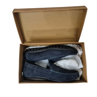 Oxford Womens Suede Driving Shoes Size 46 Navy Blue 