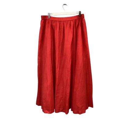 Seed Heritage Size 16 Electric Crimson Beautiful Skirt rrp$169 BNWT