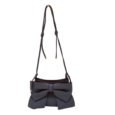  Womens Blue Bow Cross Body Bag 