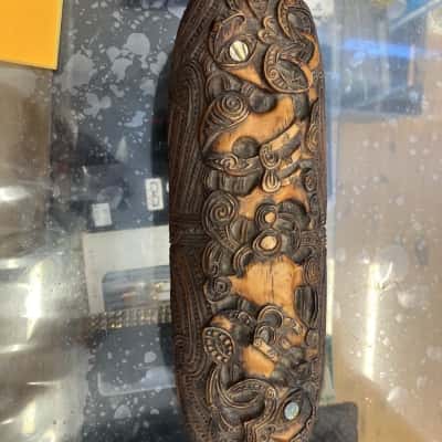Māori style have carved treasure box