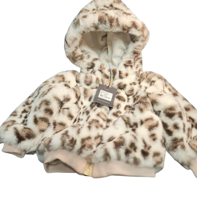 Country Road Kids  Size 3 to 6 Coat Animal print / Cream 