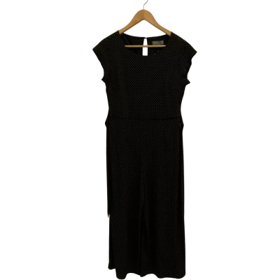 Jacqui-E Polka Dot Jumpsuit.  Size S.  New with tags