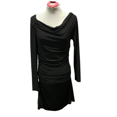 Perfect Stranger Womens  Size 14 Long Sleeve Dress Black  