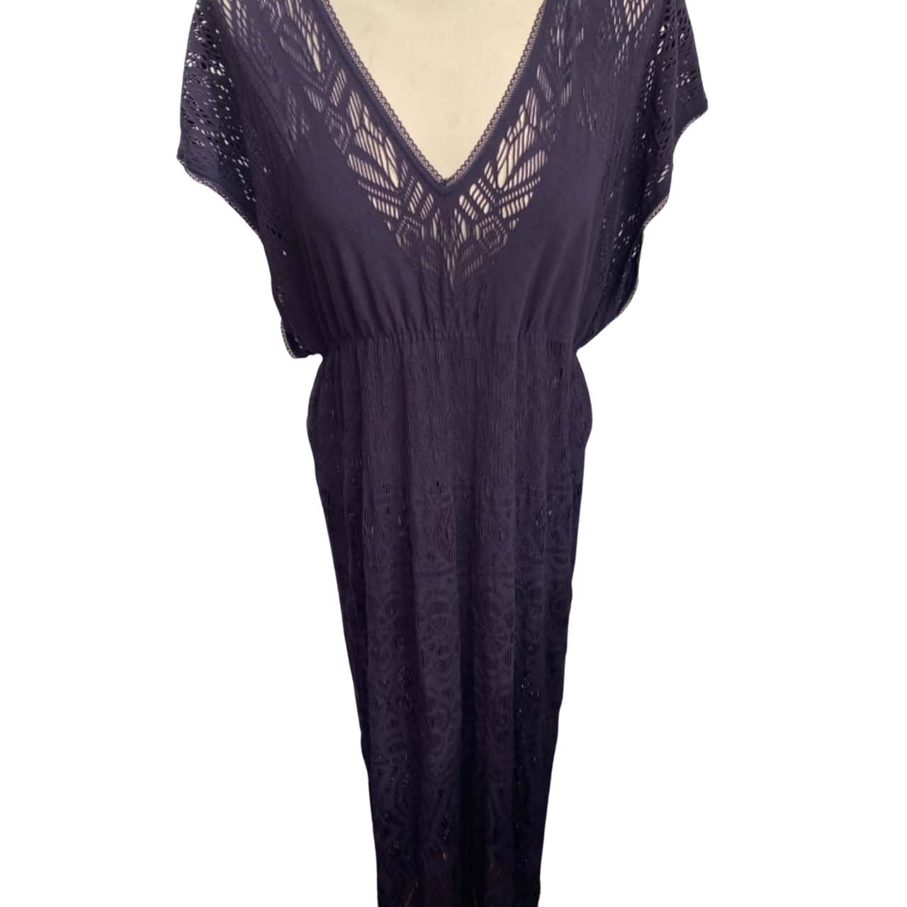 Jets by Jessika Allen Womens Size L Kaftan Blue